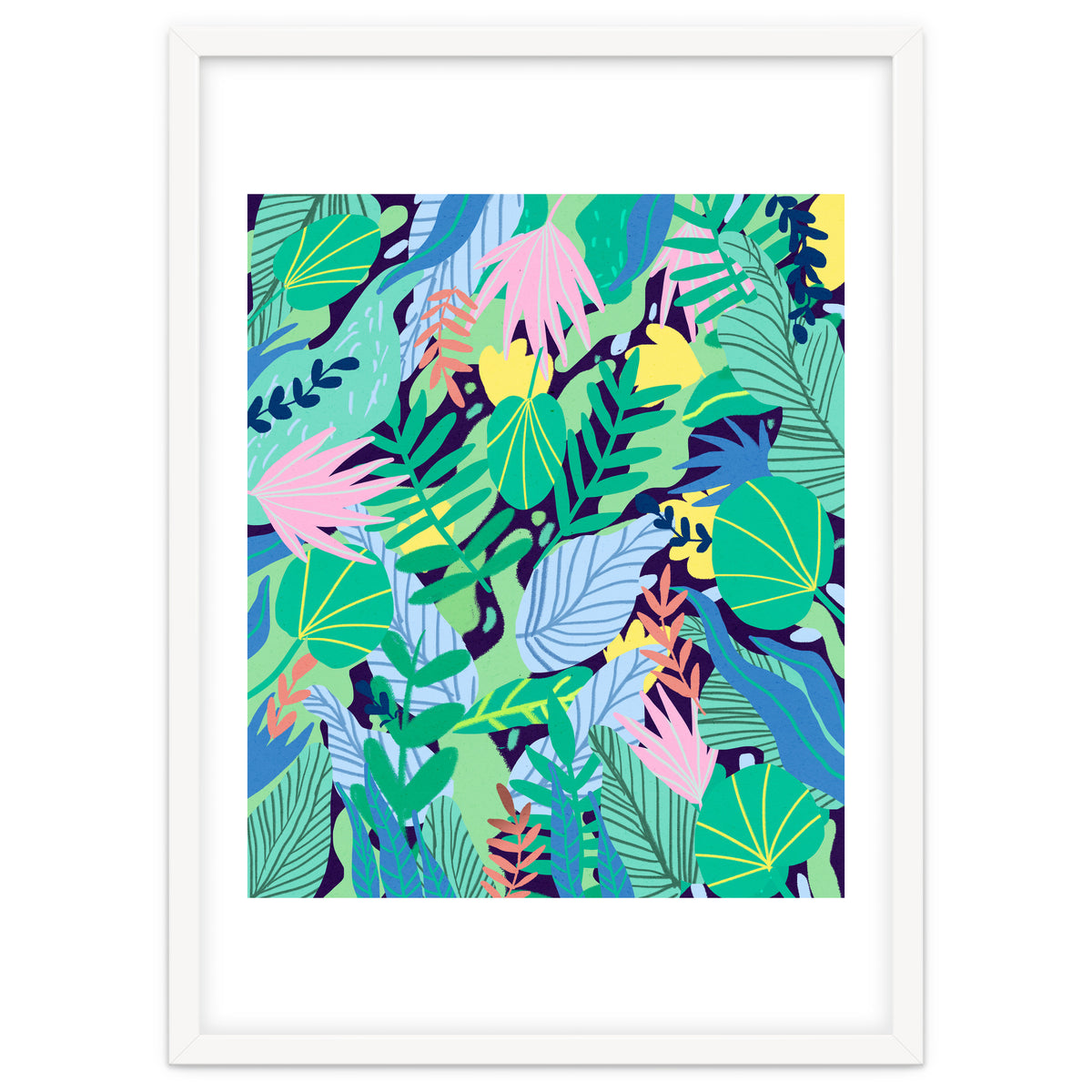 Wild Garden | Eclectic Contemporary Boho Jungle | Forest Meadow Botanical Nature Plants