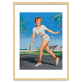 Pinup Girl On The Tennis Course thumbnail