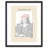 Young Man with an Apple (1505) – Raphael (ascii art) thumbnail