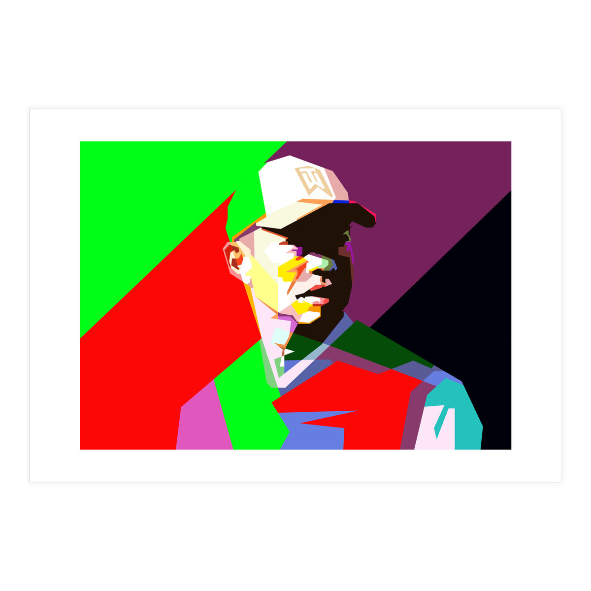 Tiger Woods Golf Legendary Pop Art WPAP (Print Only)