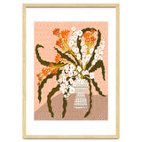 Floral Contemporary Still Life Peach Fuzz thumbnail