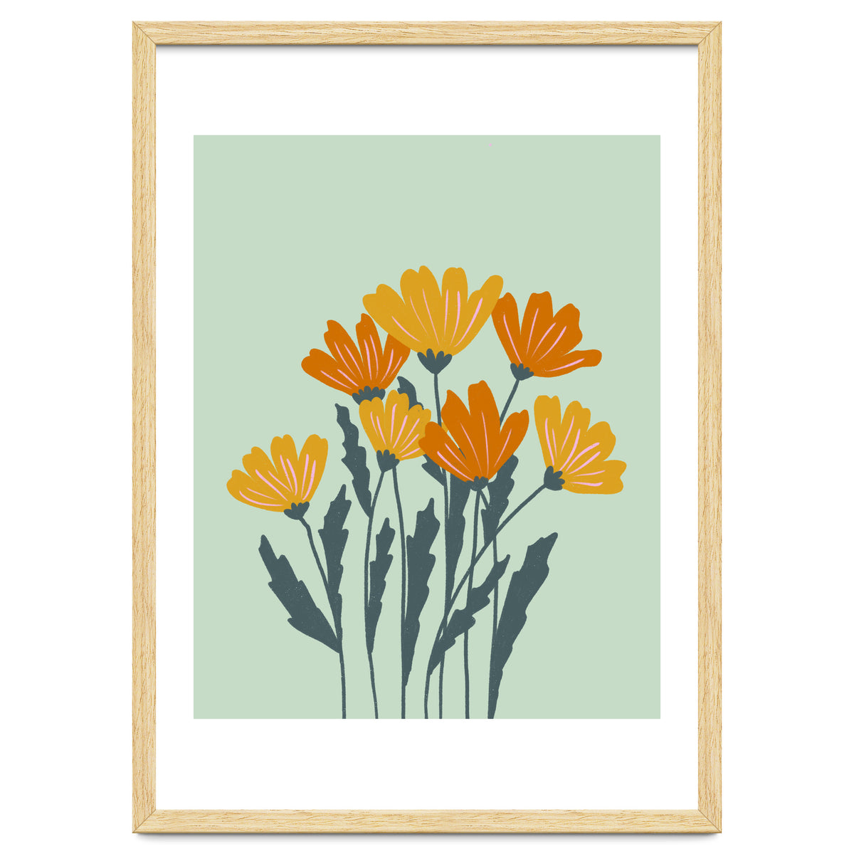 Orange and Yellow Flowers