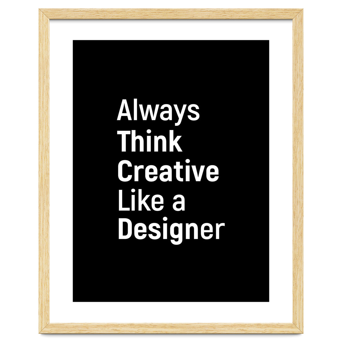 Always Think Creative Like A Designer