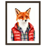 Dapper Fox Portrait Puffer Wild Fashion thumbnail