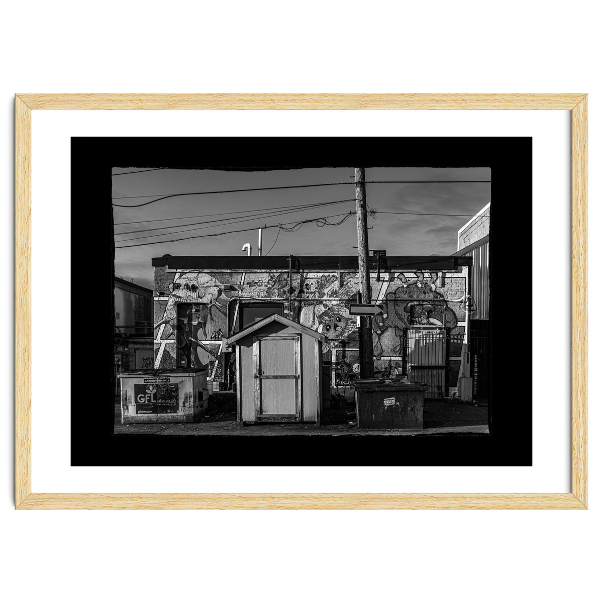 Cooke St Graffiti No 3 with Border