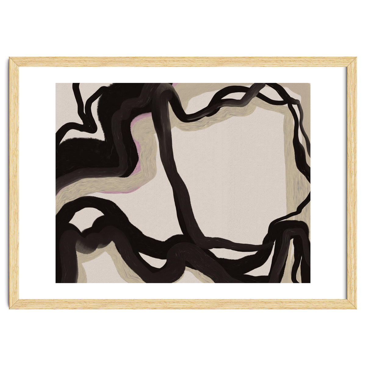 Time oil painting abstract