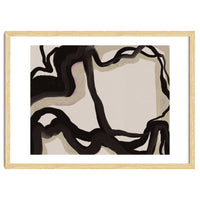 Time oil painting abstract