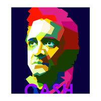 Johnny Cash Country Singer Pop Art WPAP (Print Only)
