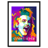 Cindy Lauper 80s Retro Singer Art WPAP thumbnail