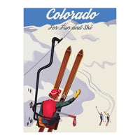 Colorado For Fun And Ski (Print Only)