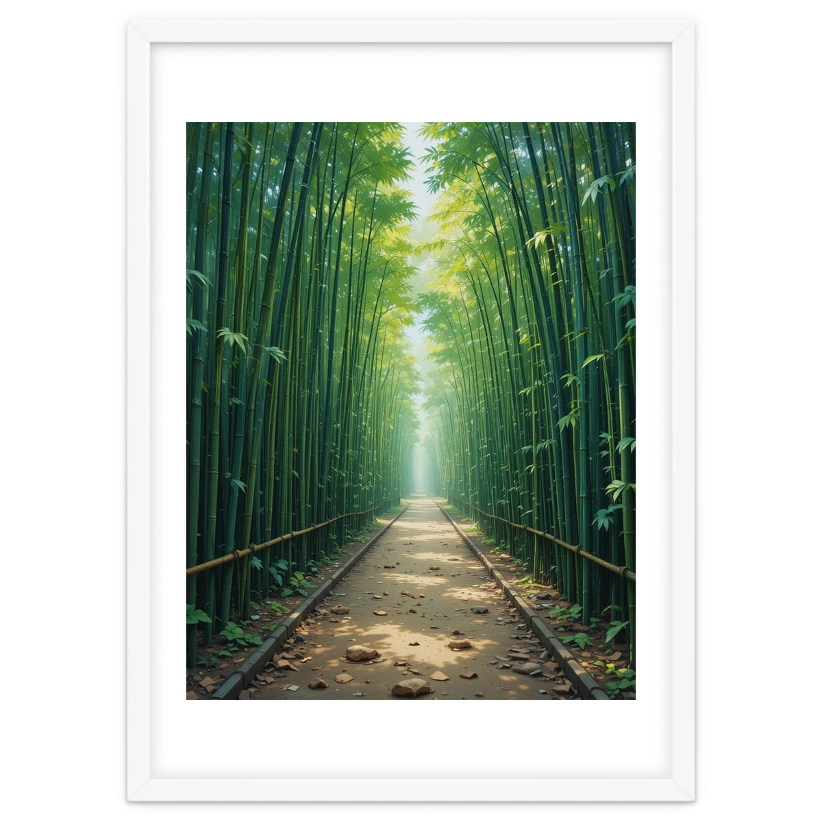 The Emerald Path: A Sun-Drenched Journey