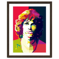 Jim Morrison Legendary Rock Pop Art WPAP