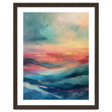 Ethereal Abstract Mountain Mist Painting thumbnail