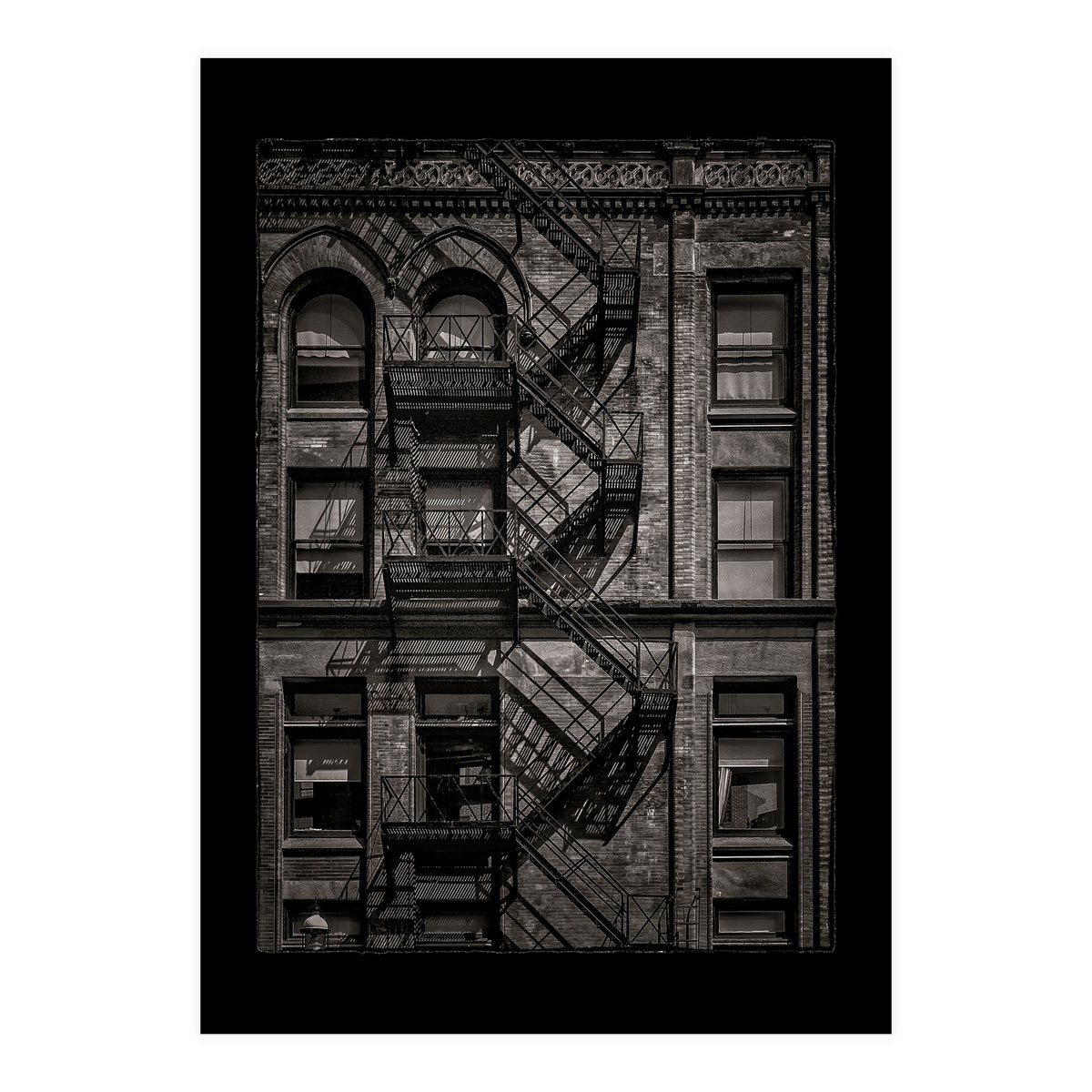 Gooderham Flatiron Building No 2 with Border (Print Only)