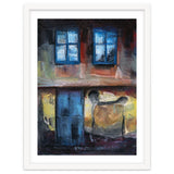 Pastel impression of an old house facade thumbnail