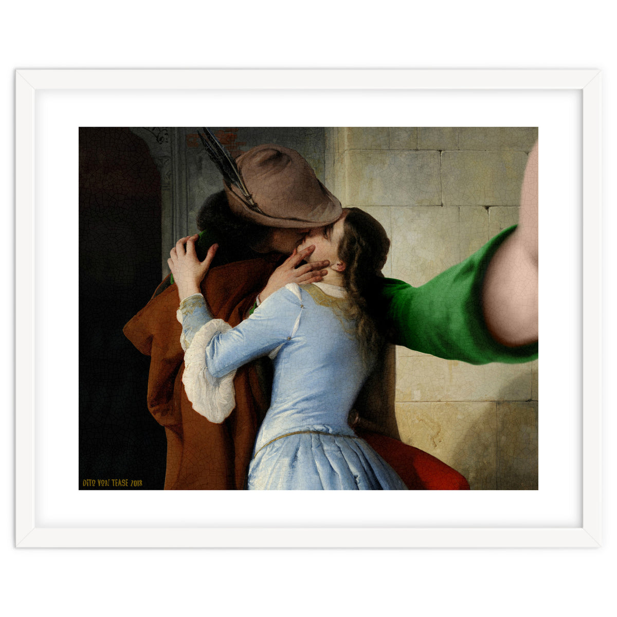 Francesco Hayez - The Kiss - Selfie