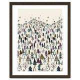 Mountain Forest Trees Winter thumbnail