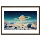 Alien Horizon: Saturn-Inspired Planetary Landscape thumbnail