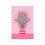 Heart Flowers Vase (Print Only) thumbnail