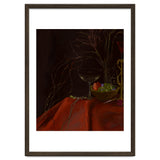 Dark Baroque Still Life Table and Wine oil thumbnail