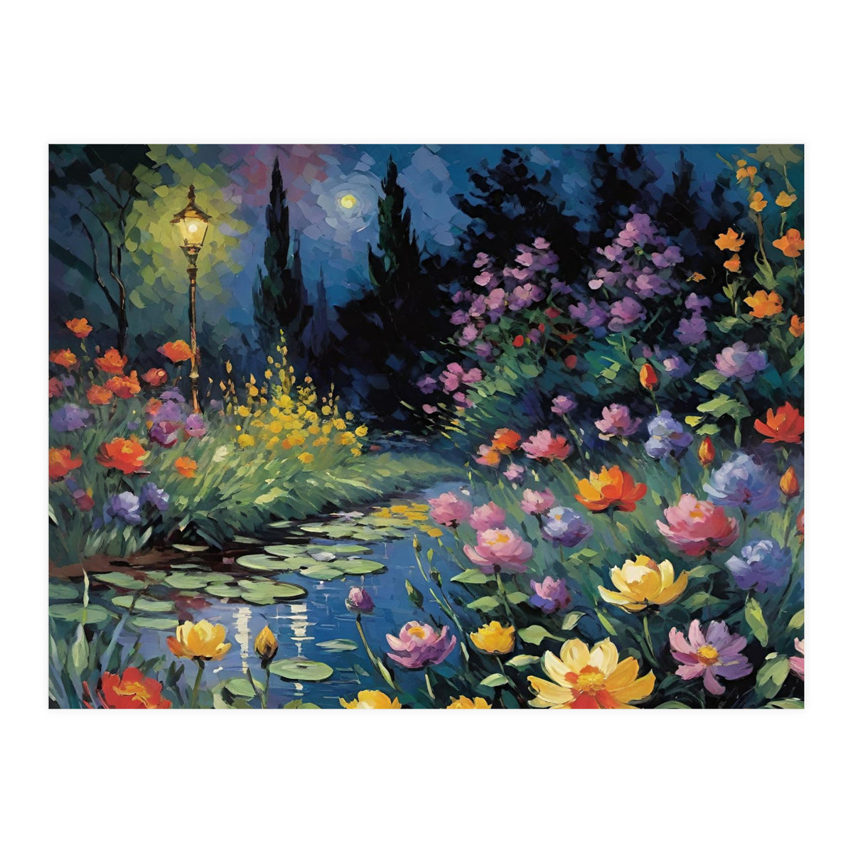 Floral Lake Dream (Print Only)