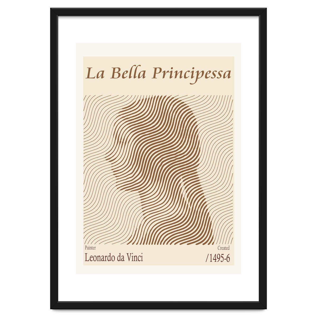 La Bella Principessa – Leonardo Da Vinci (1495 6)
