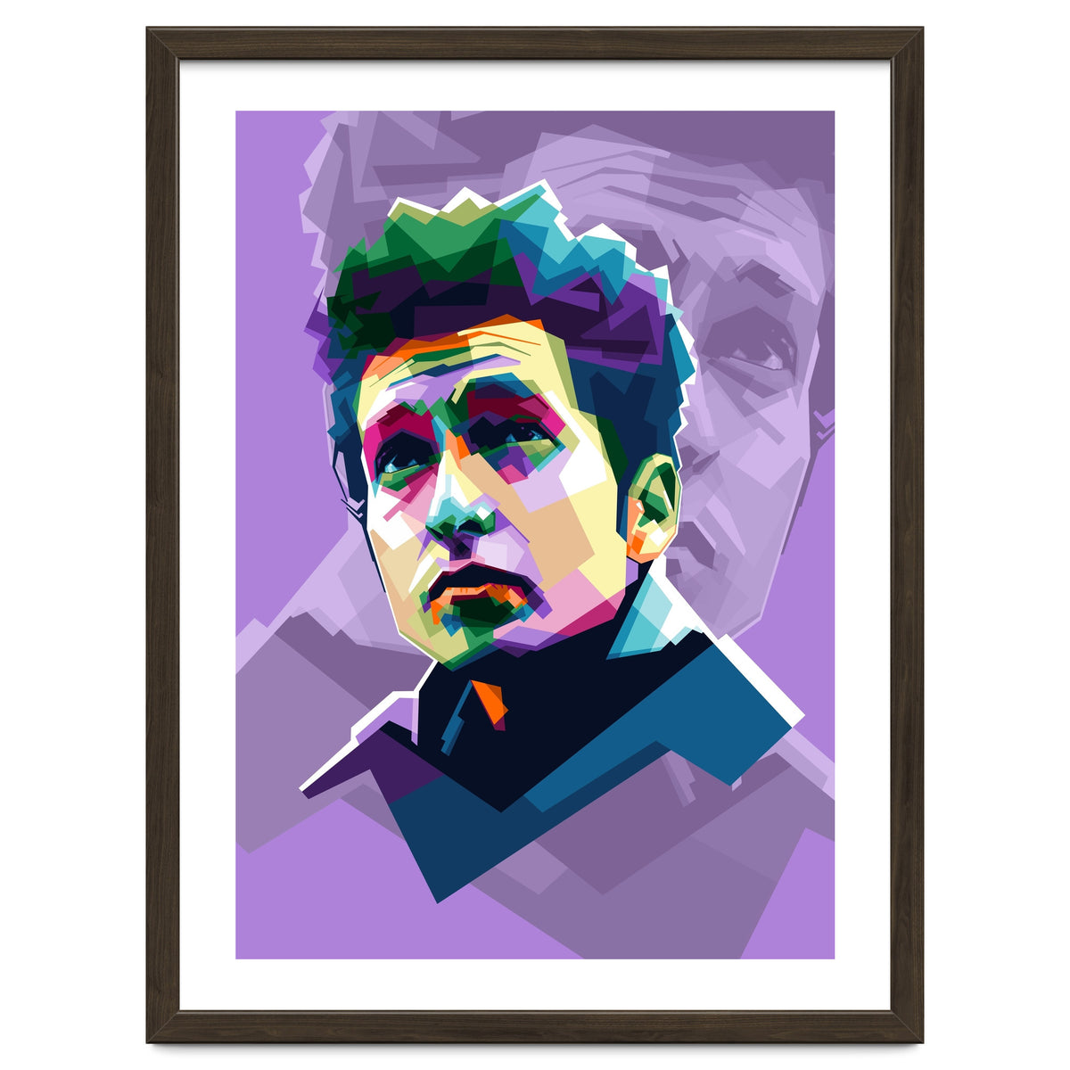 Bob Dylan Pop Art WPAP
