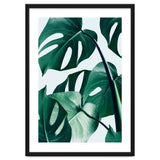 Monstera Tropical Photography Digital Art, Minimal Nature Jungle Botanical Leaves thumbnail