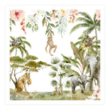 Watercolor Wild Animals Jungle  (Print Only) thumbnail