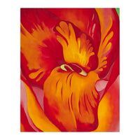 Georgia O’Keeffe – Canna Red and Orange (1926) | Vibrant Modernist Floral Painting in Bold Organic Forms (Print Only)