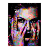 Taylor Swift Colorful Art 5 (Print Only) thumbnail