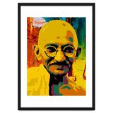 Mahatma Gandhi Colorful Abstract Art thumbnail