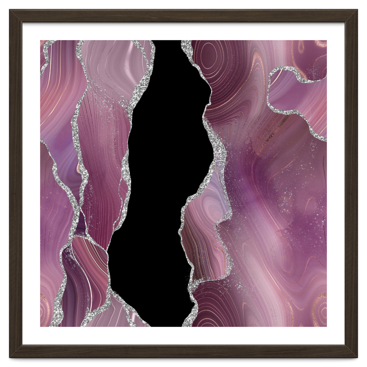 Mauve & Silver Agate Texture 01