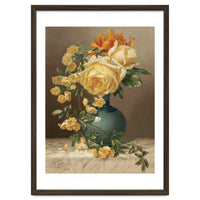 William Duffield – Marchal Niel Roses (1883) Botanical Floral Print