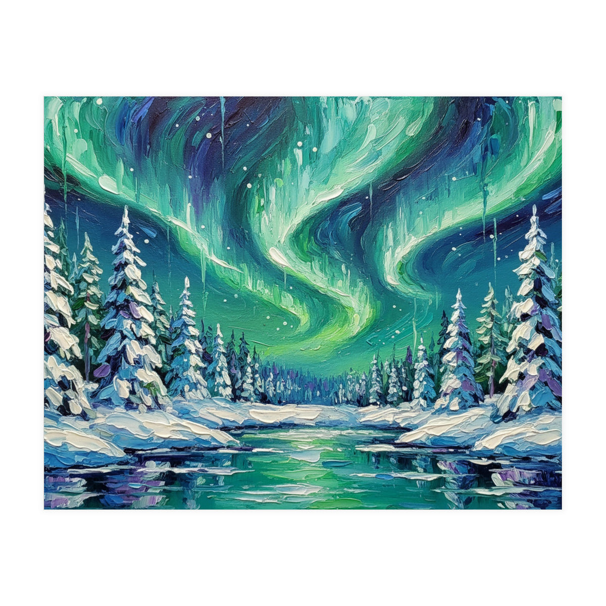 Ethereal Aurora Borealis (Print Only)