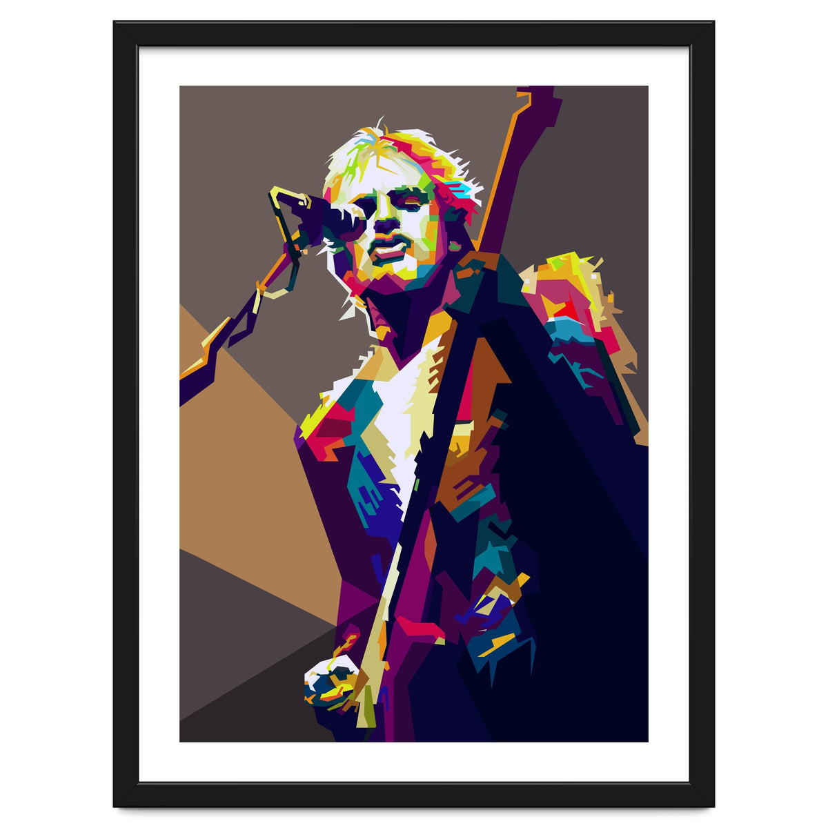 Sting The Police Pop Art WPAP