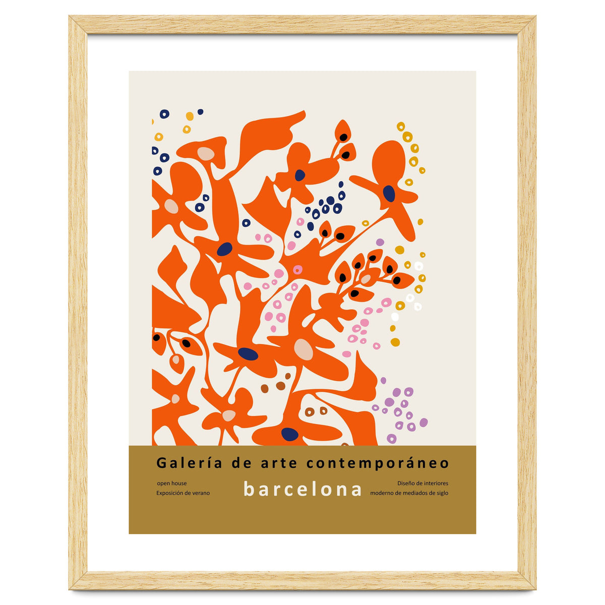 Contemporary art gallery Barcelona design and interior