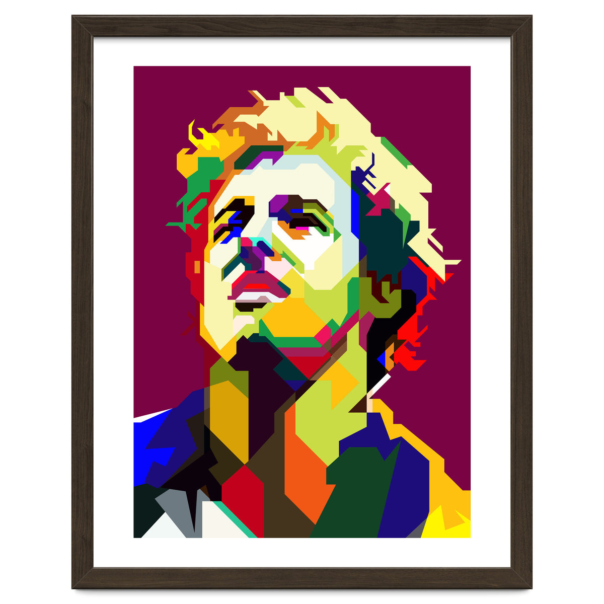 Bruce Springsteen Pop Art WPAP