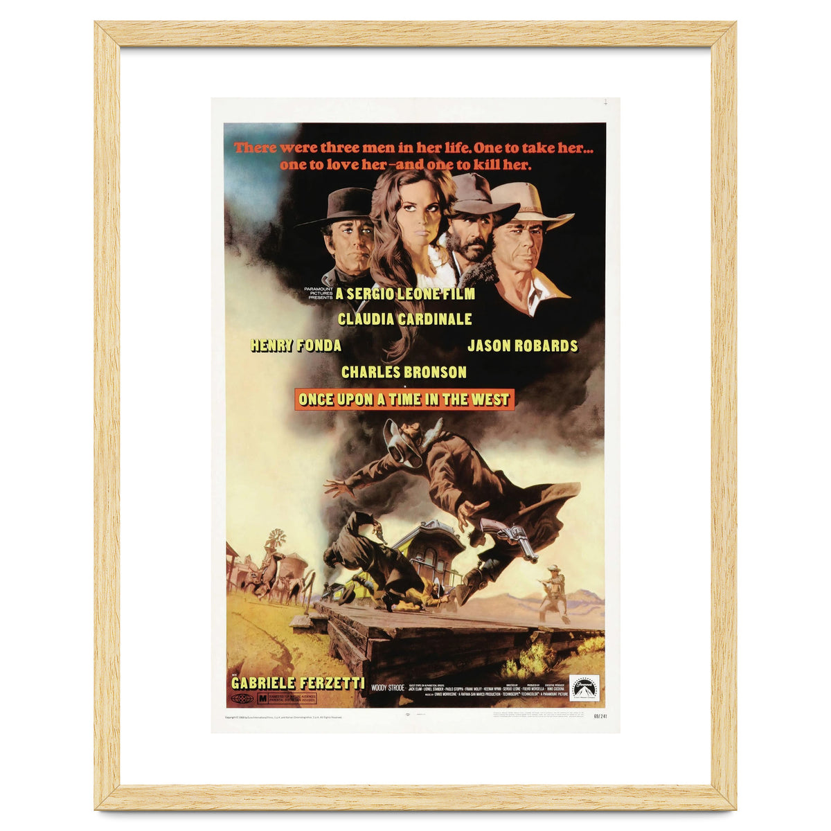 ONCE UPON A TIME IN THE WEST (1968), directed by SERGIO LEONE.