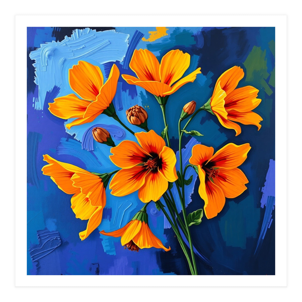 Elegant Flowers (Print Only)