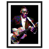 Howlin Wolf American Blues Guitarist Colorful thumbnail