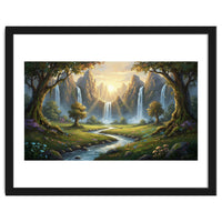 Enchanted Waterfall Meadow