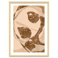 Abstract Brown Scratch