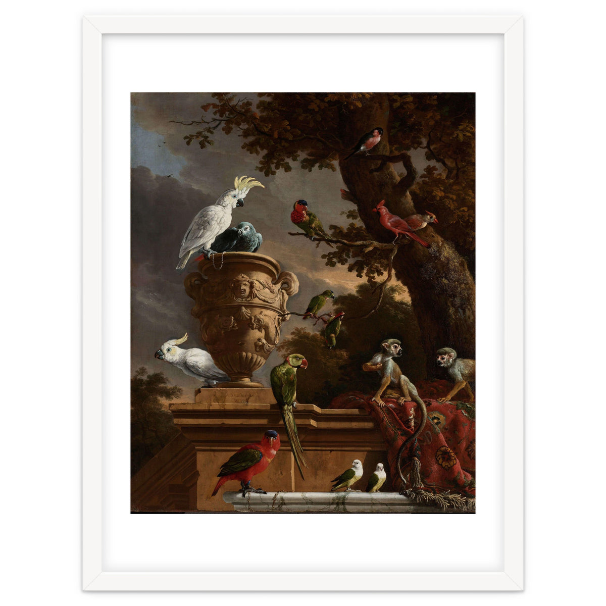 The Menagerie. The Managerie. Dating: c. 1690. Measurements: h 135 cm × w 116.5 cm.