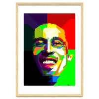 Bob Marley Reggae Icon Pop Art WPAP