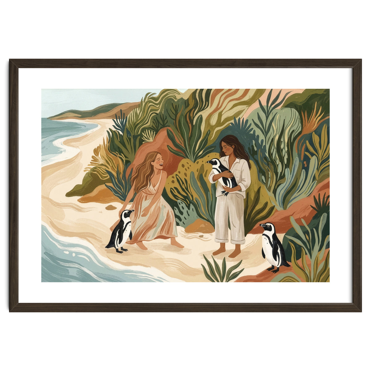 Penguin Friends By The Sea