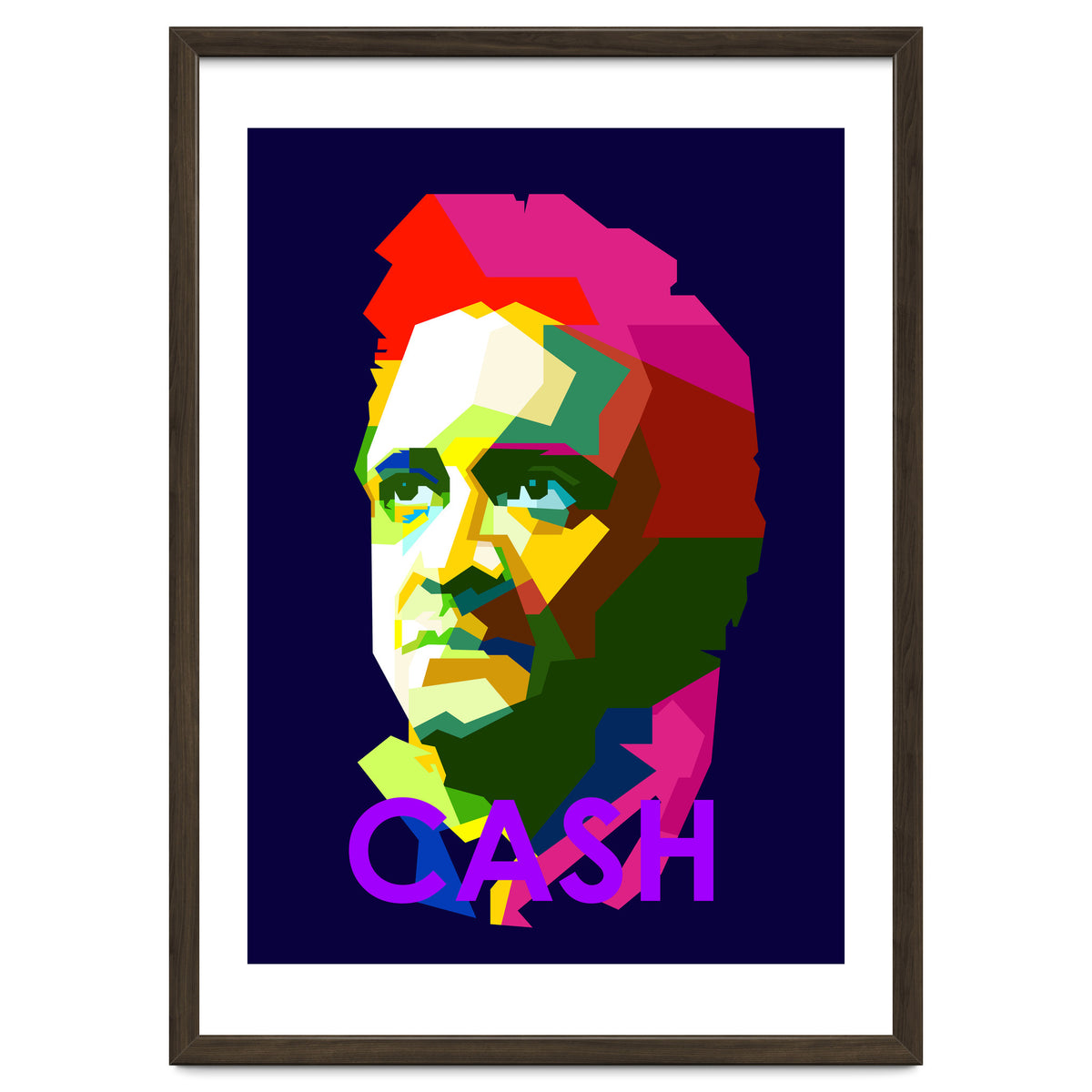 Johnny Cash Country Singer Pop Art WPAP