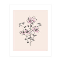 Wild Roses Bouquet (Print Only)