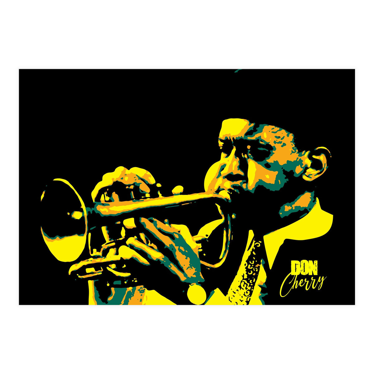 Don Cherry American Jazz Trumpeter (Print Only)