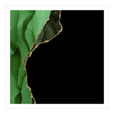 Green & Gold Agate Texture 09  (Print Only) thumbnail